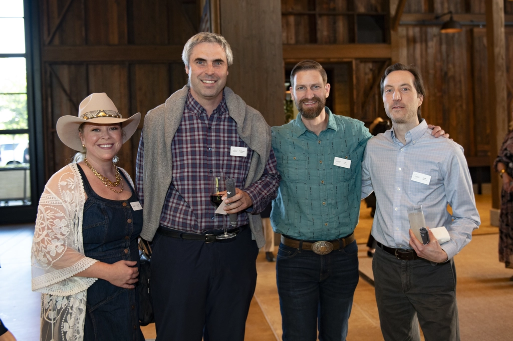 Guillermo Blanc and other members of the Carnegie Science staff at the Great North American Eclipse eve celebration at the Circle T Ranch. Courtesy Tamytha Cameron Photography/Carnegie Science.