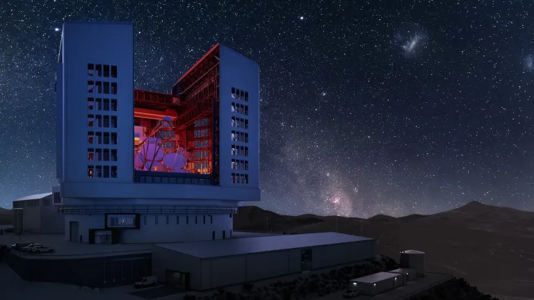 Giant Magellan Telescope rendering