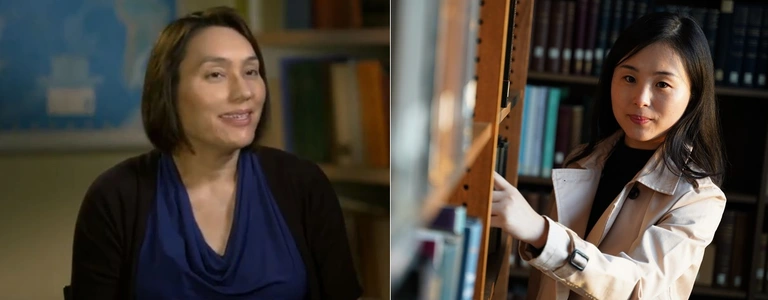 Sarah Stewart and Nicole Nie