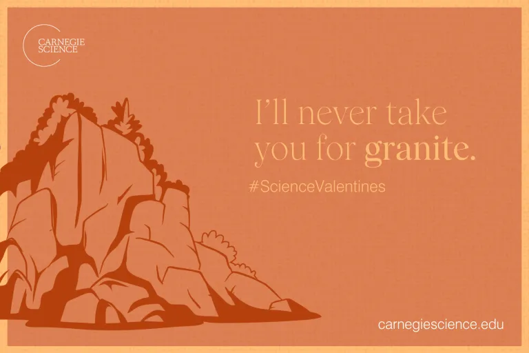 I’ll never take you for granite.