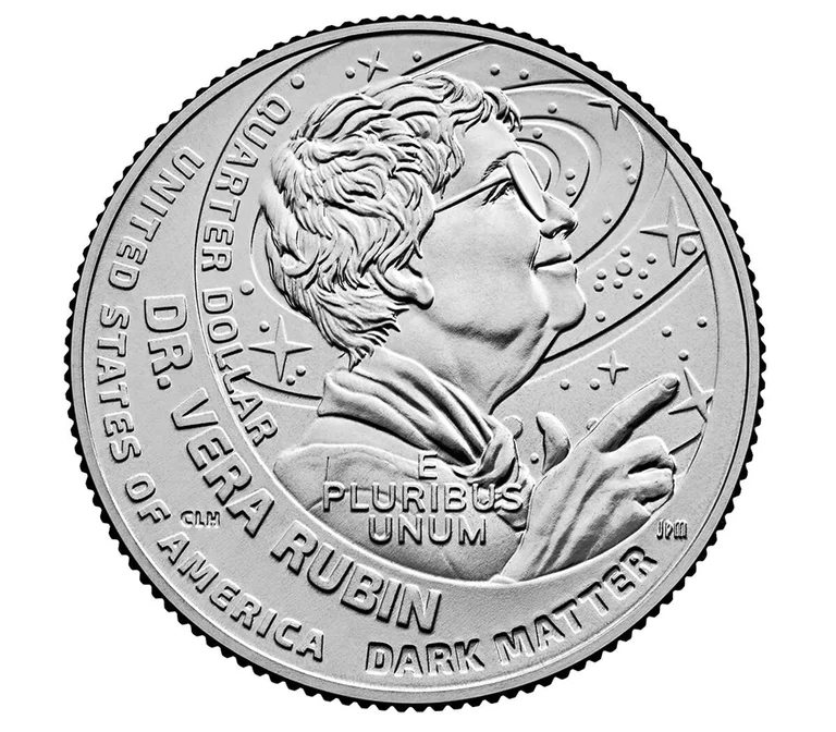 Vera Rubin is depicted on a U.S. quarter. Photo courtesy of the U.S. Mint.