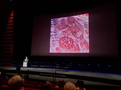 LACMA Curator Stephen Little at Hubble event