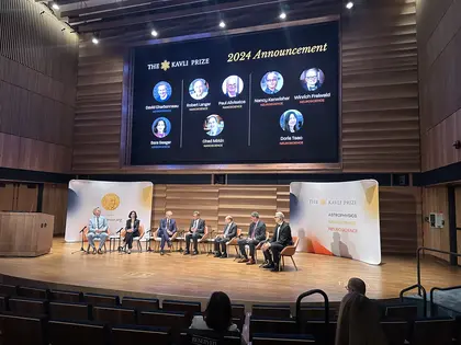 The 2024 Kavli Prize laureates on stage