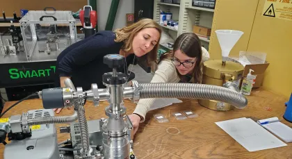 Maren Cosens gives a tour of the Carnegie Science Observatories Machine Shop