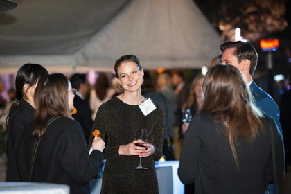 Allison Matthews at the Carnegie Science Board of Trustees dinner