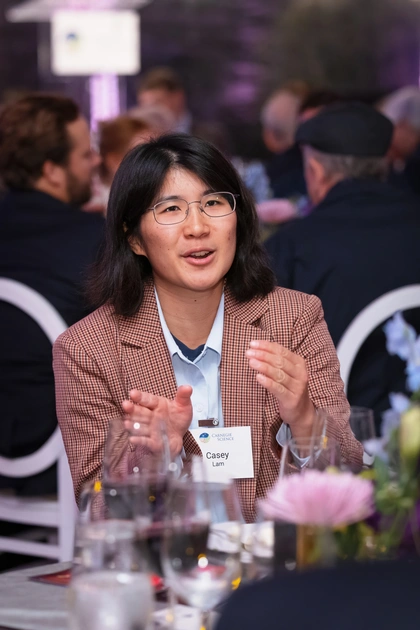 Casey Lam at the Carnegie Science Board of Trustees meeting