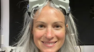 Anat Shahar Portrait with Lab Goggles on