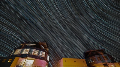 Star Trails over Magellan
