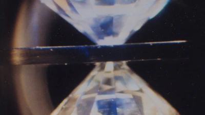 Diamond anvil.