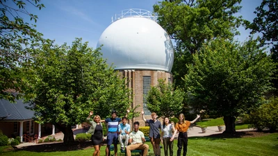 2022 interns on campus