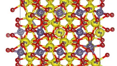  Illustration of new eight-coordinated, intrinsically discorded mineral courtesy of Rajkrishna Dutta.