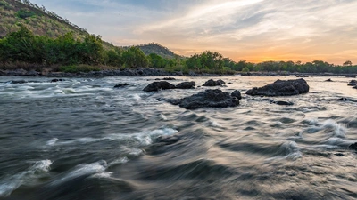 Cauvery River image purchased from Shutterstock