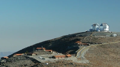 The twin Magellan Telescopes at Las Campanas Observatory.