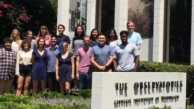 2019 CASSI group in front of the Observatories building in Pasadena. 