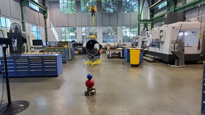 The Carnegie Observatories machine shop. 