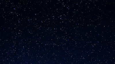 Black starry sky