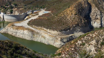 Big Tujunga Dam in California’s Angeles National Forest. 