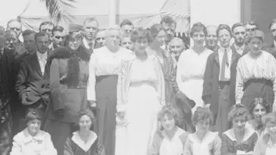 Mount Wilson staff 1917, including Louise Ware