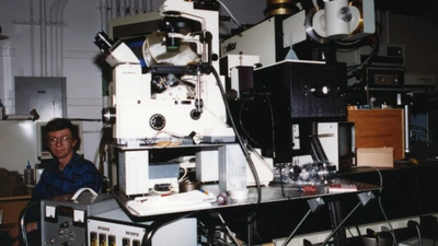 Bjorn Mysen in the Lab - 1992