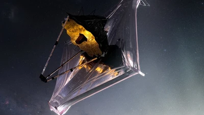 Artist's concept of JWST courtesy of NASA GSFC/CIL/Adriana Manrique Gutierrez