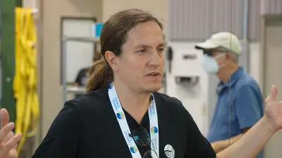 Henrique Marquez Reggiani at the Carnegie Observatories Open House