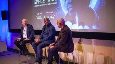 Panel discussion after Carnegie's screening of The Space Race documentary