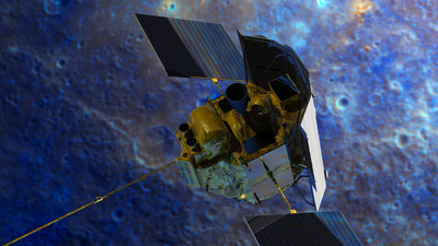 MESSENGER flies by Mercury