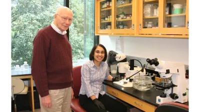 Gall and predoctoral fellow Zehra Nizami, 2009