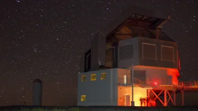 The Magellan Clay Telescope at Carnegie's Las Campanas Observatory. Courtesy Juan Pablo Valenzuela