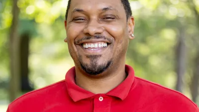 Barry Hall Portrait Red Shirt