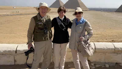 Nina Fedoroff travelling with friends 