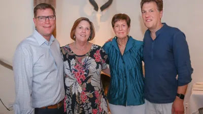 Nina Fedoroff with her children