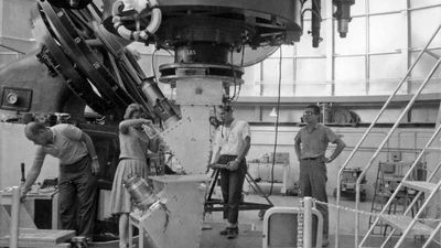 Vera Rubin observing at Lowell Observatory