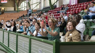 Carnegie Champions enjoy rodeo activities during the 2024 Great North American Eclipse in Dallas, TX.
