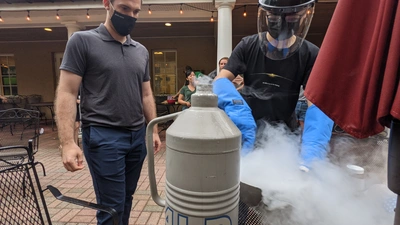 Taste liquid nitrogen ice cream and other science-based treats! 