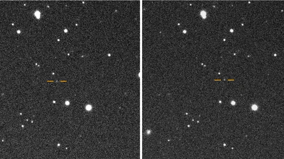 Images from the night of 2025 SC79’s discovery showing its motion relative to background stars. Photographs courtesy of Scott S. Sheppard.