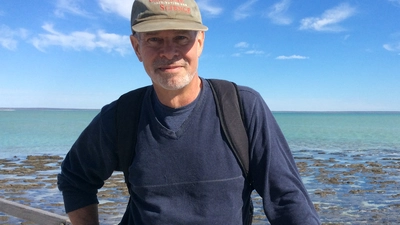 Bob Hazen in Australia on a fieldwork trip in 2014.