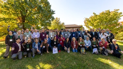 Group photograph at the Workshop on Information, Selection, and Evolution (WISE).