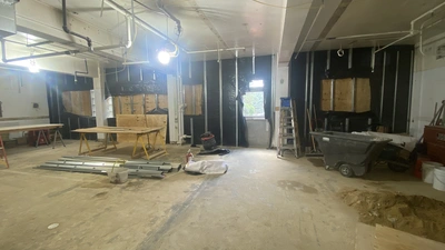 A complete renovation of the space was undertaken in order to bring fresh instrumentation capabilities for the geochemistry team at Carnegie's Earth and Planets laboratory. Credit: Lori Willhite/Carnegie Science