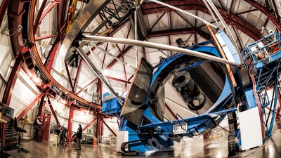 One of the twin 6.5-meter Magellan telescopes at Carnegie Science's Las Campanas Observatory in Chile. Credit: Giant Magellan Telescope Organization