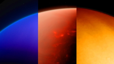 Three different exoplanet atmospheres