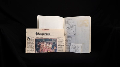 Lunch Club Notebook and GEolunching ARticle