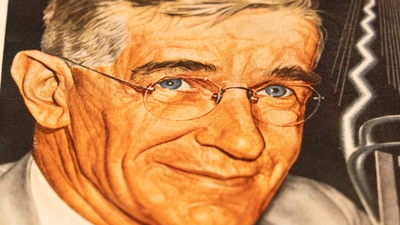 Vannevar Bush - CLose Up TIME Magazine Cover