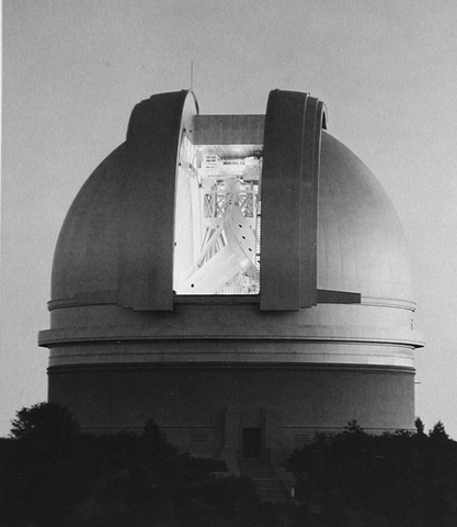 The 200-inch Hale telescope.