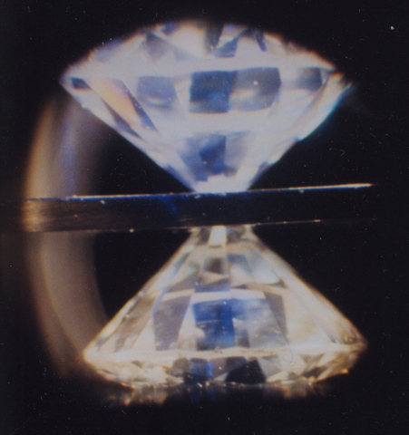 Diamond anvil.