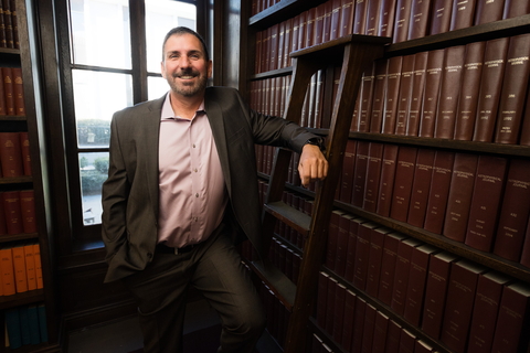 John Mulchaey in the Library at the Carnegie Science Observatories