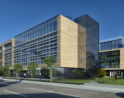 An artist's conception of the new Carnegie facility in Pasadena, California courtesy of HOK.