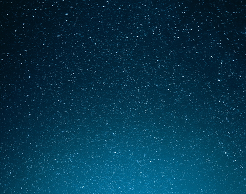 Blue background starry sky