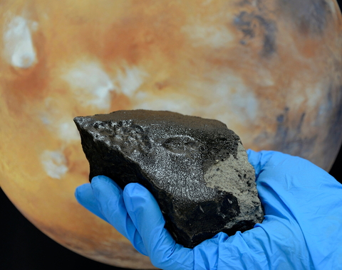 Tissint meteorite courtesy of Kurt Kracher, Museum of Natural History Vienna