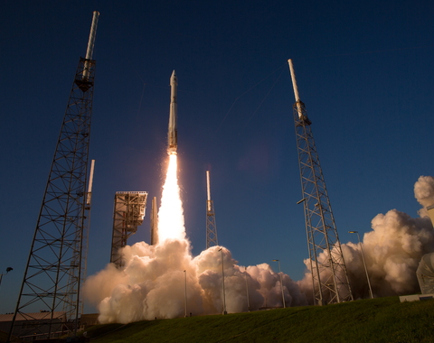 Rocket Launch — Photo Credit: (NASA/Joel Kowsky)